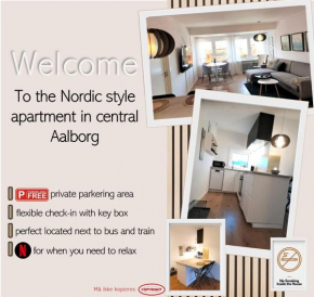 Nordic style apartment in central Aalborg, Aalborg